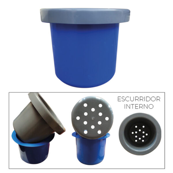 HIELERA AZUL CON PLOMO - Imagen 2