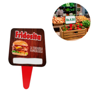 Paleta porta precios POP 300