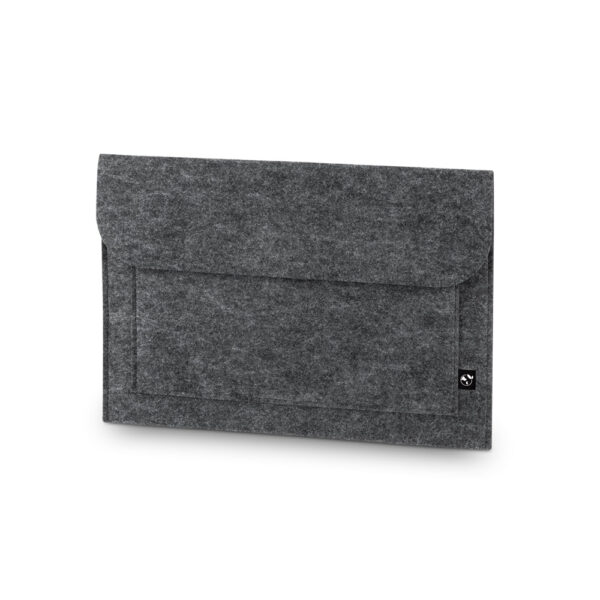 92383 FELPY SLEEVE. Bolsa de fieltro reciclado (100% rPET) para portátil