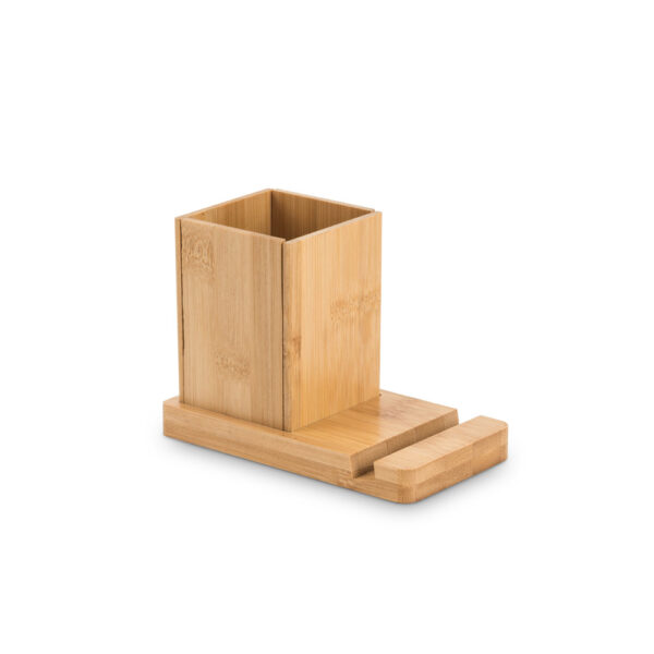 93638 ERWIN. Juego de escritorio con soporte para móvil y vaso - Imagen 2