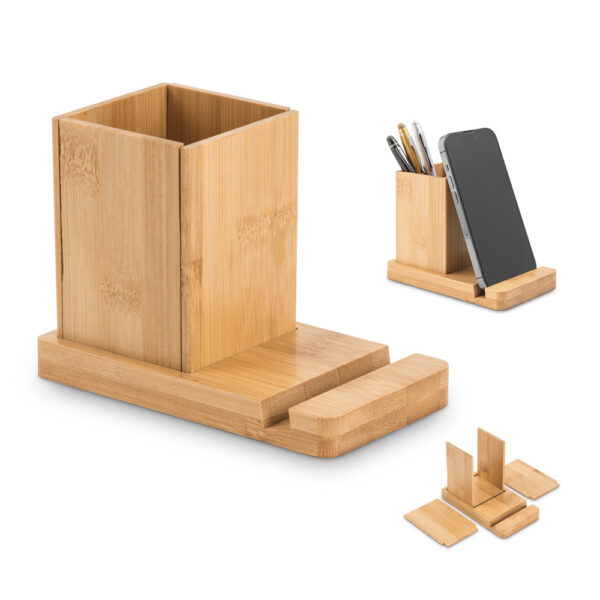 93638 ERWIN. Juego de escritorio con soporte para móvil y vaso - Imagen 5