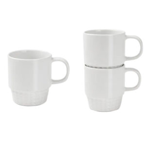PLCKD01 Taza de cerámica 10 onz. apilable